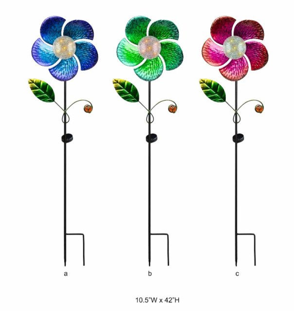 Flower Solar Stake