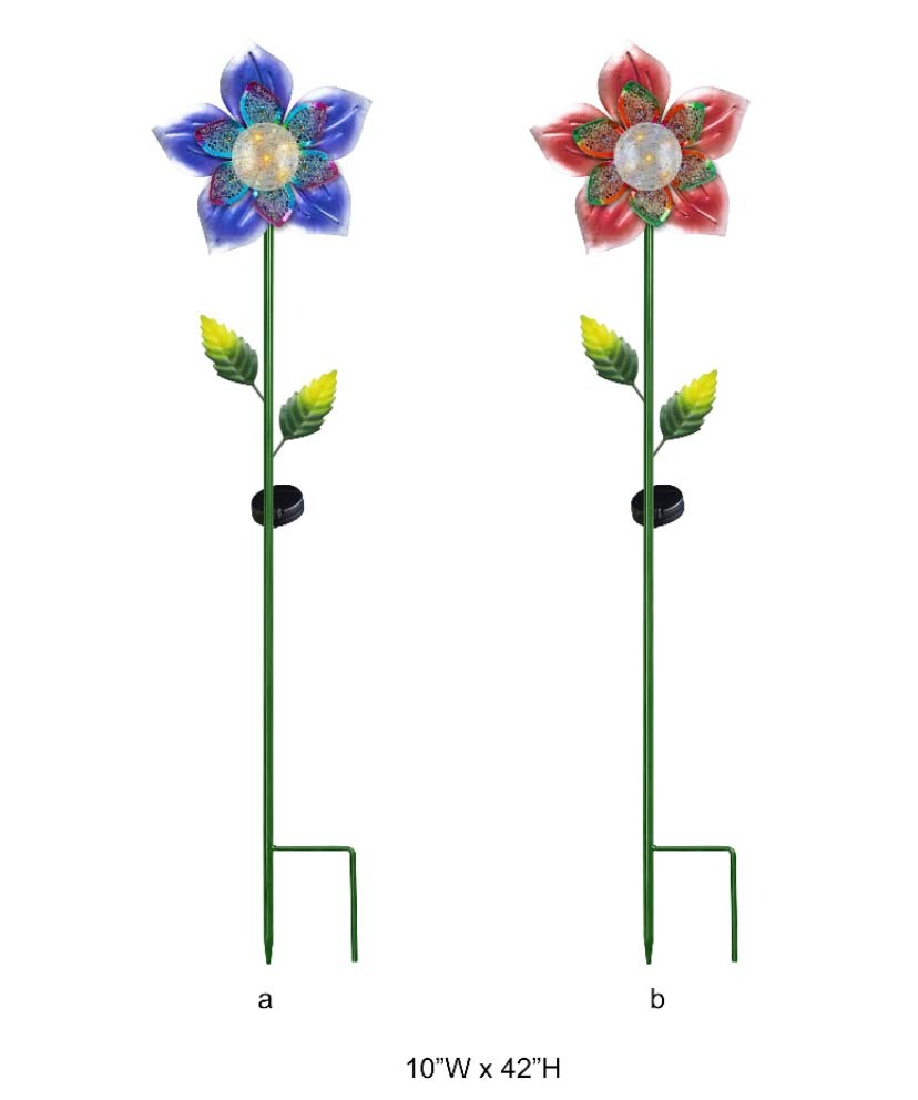 Flower Solar Stake
