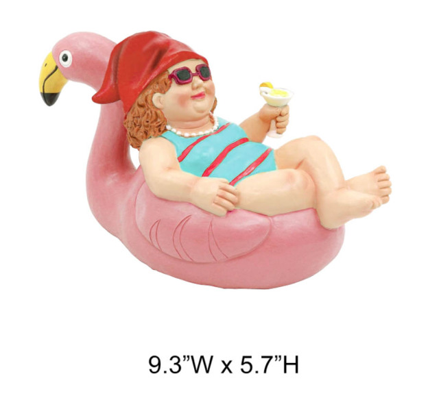 Gnome Lying On Swimming Laps