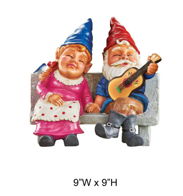 Gnomes Holding Hands Statue