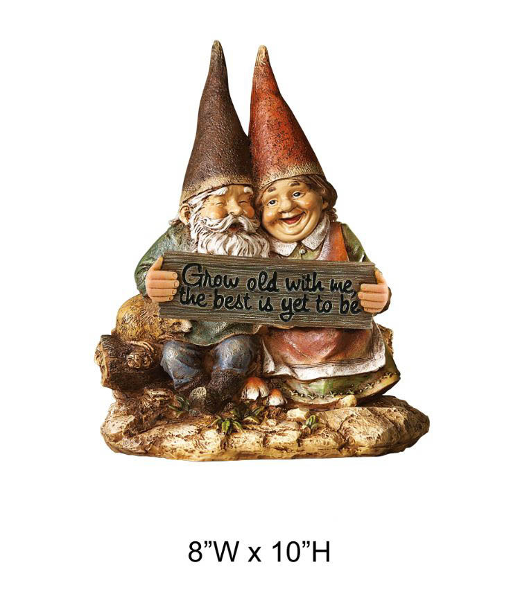 Gnomes Sitting Together Statue