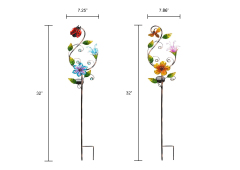Ladybug & Bee Solar Stake
