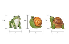 Resin Frog/Snail/Turtle Statue