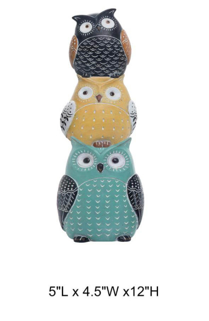Pyramid Owl Statue