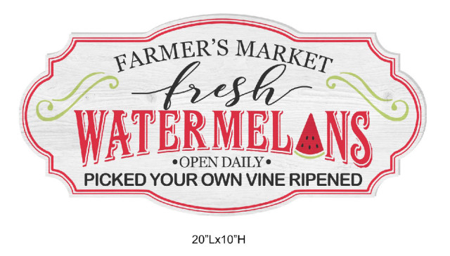 Watermelons Sign Wall Art