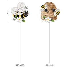 Bee Element Planter Picks