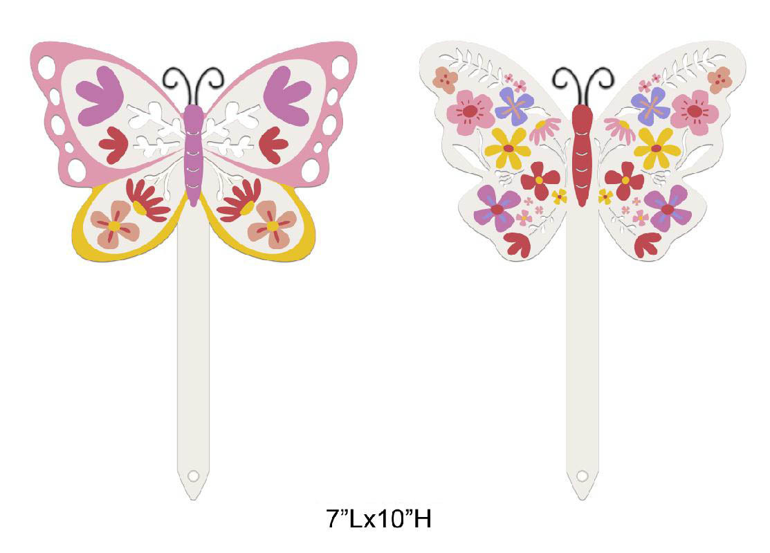 Butterfly Patterned Planter Picks