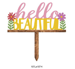 Colorful Word Planter PIcks