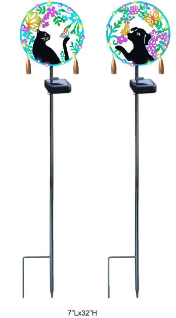 Cat & Dog Solar Stake