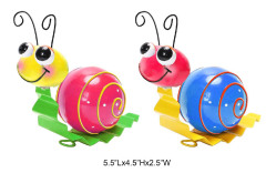 Tri Blossomy – Garden Statue – Yard Statuary Colorful Snail Statue Set