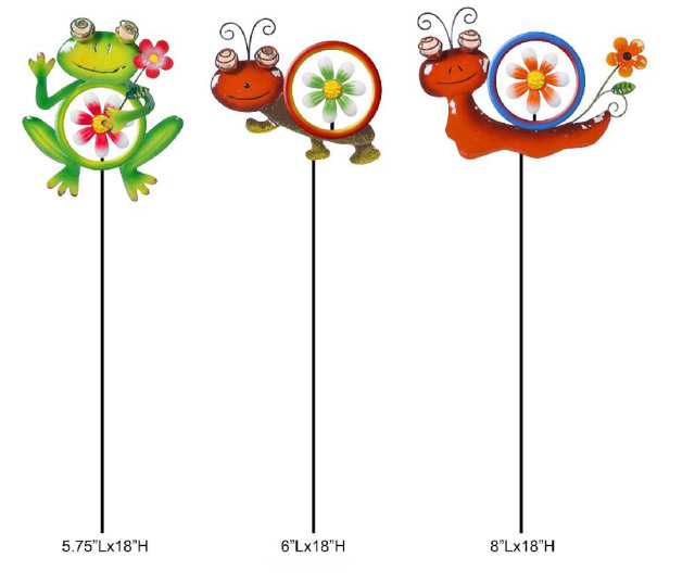 Colorful Animal Planter Picks