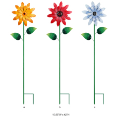 Multi-Color Flower Garden Stake