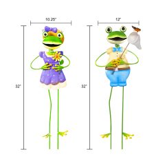 Vacation Frog Stake– Decorative Vacation Frog Outdoor Sign