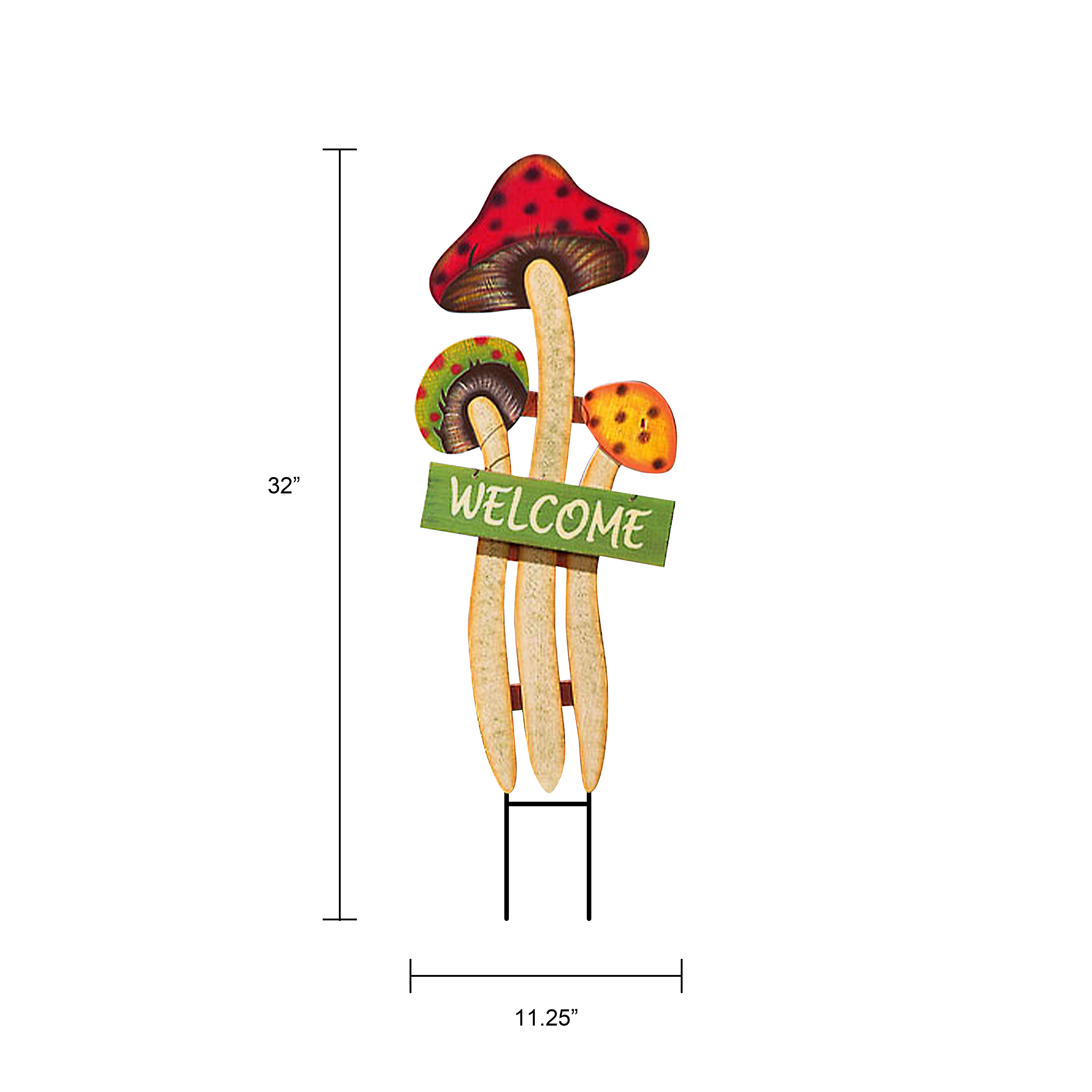 Mushroom Welcome Stake