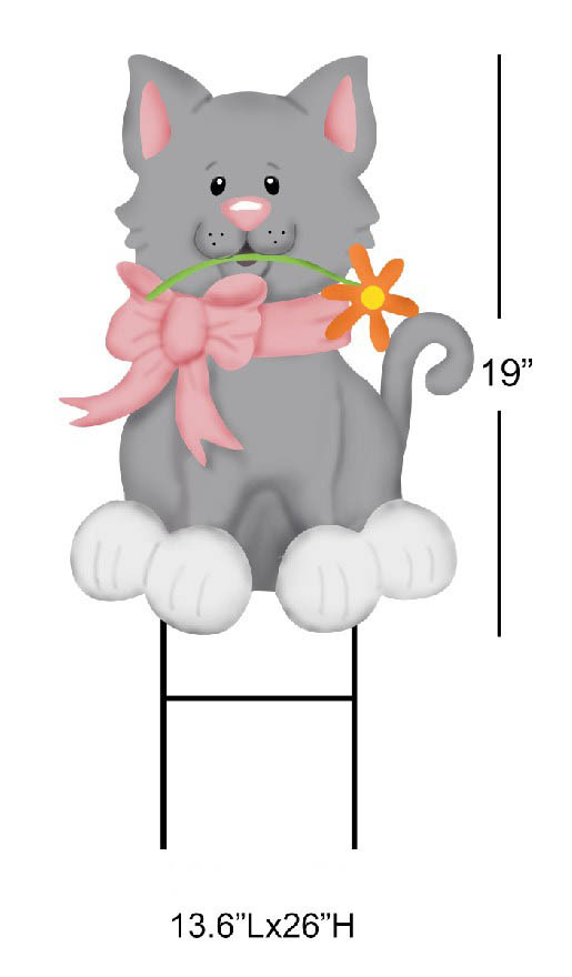 Kitten Flower Stake