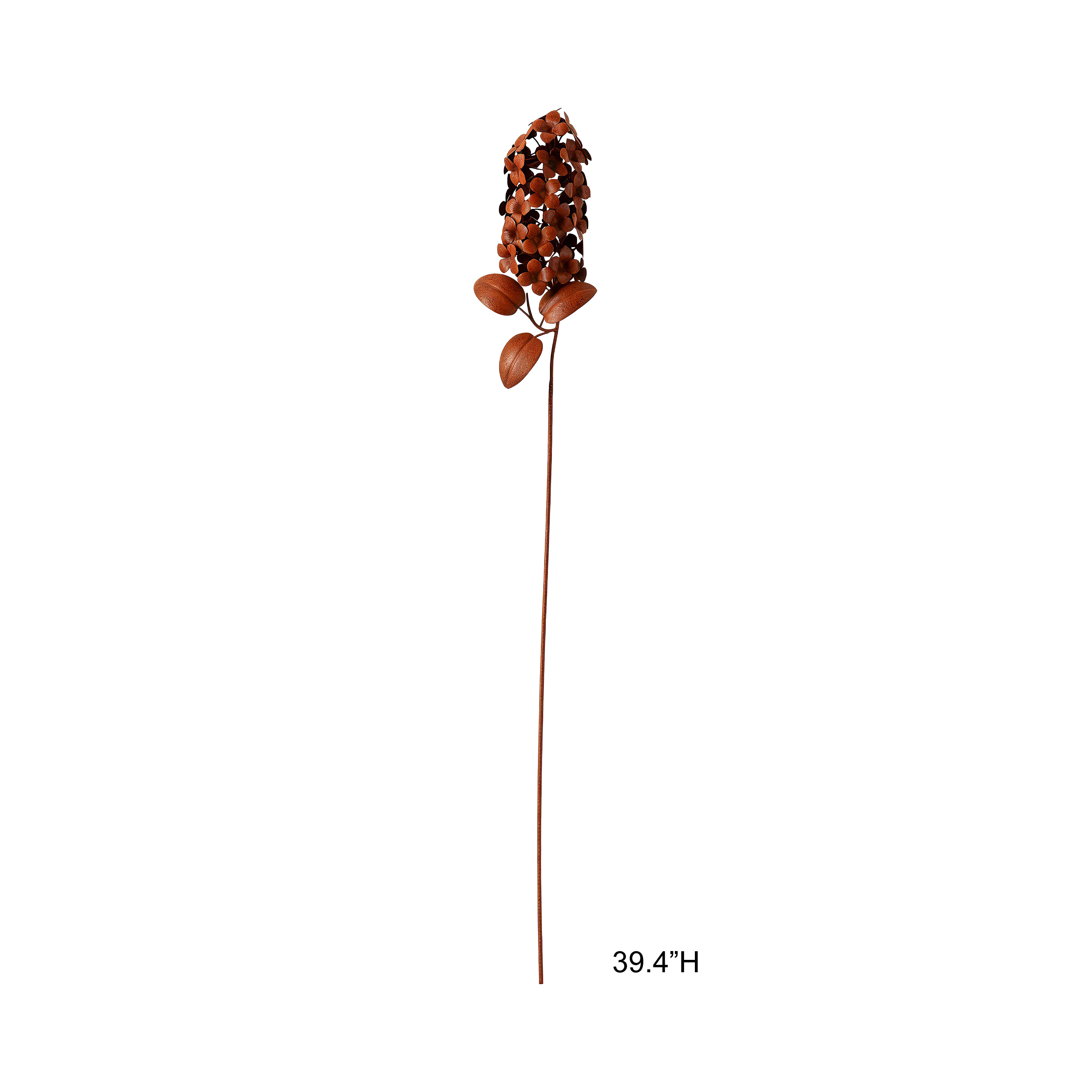 Rustic Metal Hydrangea Garden Pick Stake