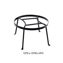 Curved Leg Round Metal Plant Riser Stand