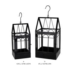 Gothic House Shaped Metal Decorative Lantern