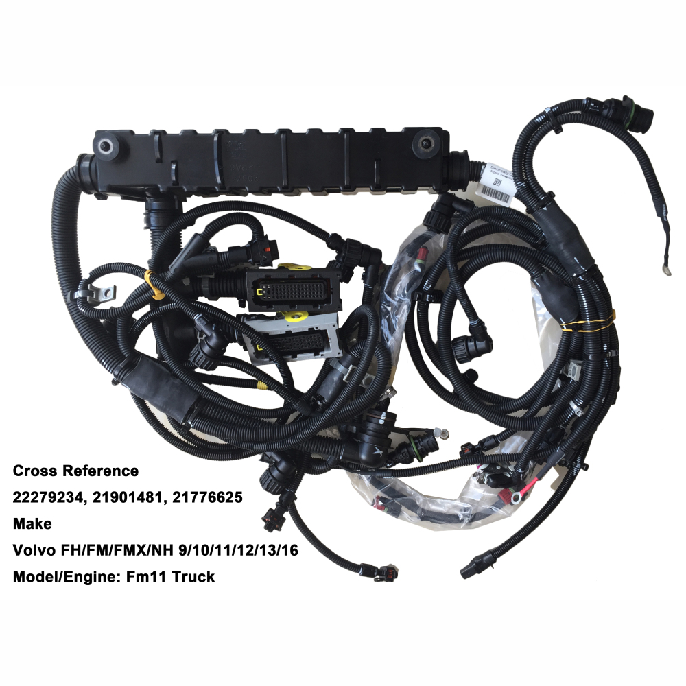 Professional VOLVO Truck Engine Wiring Harness | OEM-Spec Durable Electrical Bundle Fits | FM(2005) | 22279234 21901481 21776625 21540396 21399609