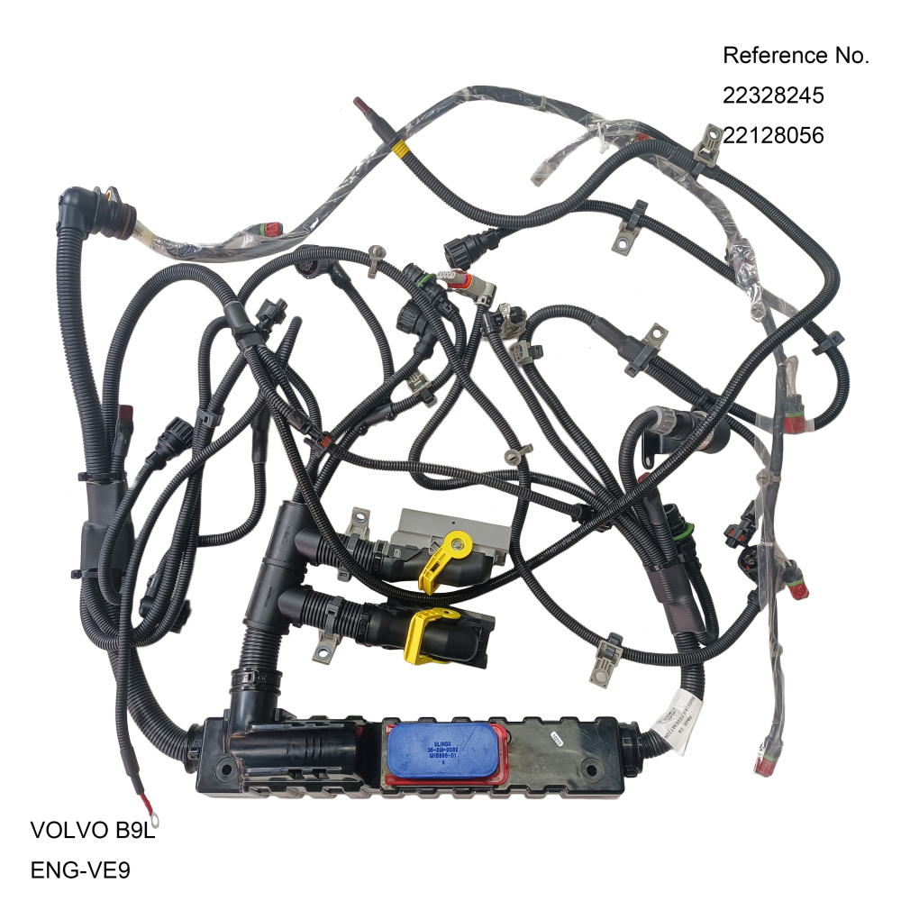 Professional VOLVO Truck Engine Wiring Harness | OEM-Spec Durable Electrical Bundle Fits | B9(2002)BUS | 22328245 22128056