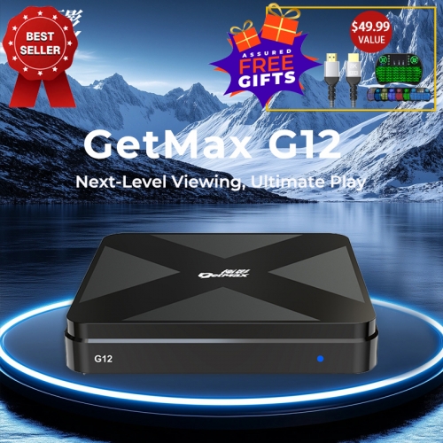 GetMax G12 TV Box - 2025 New Upgrade | Small Box, Vast Universe, Redefining Home Entertainment