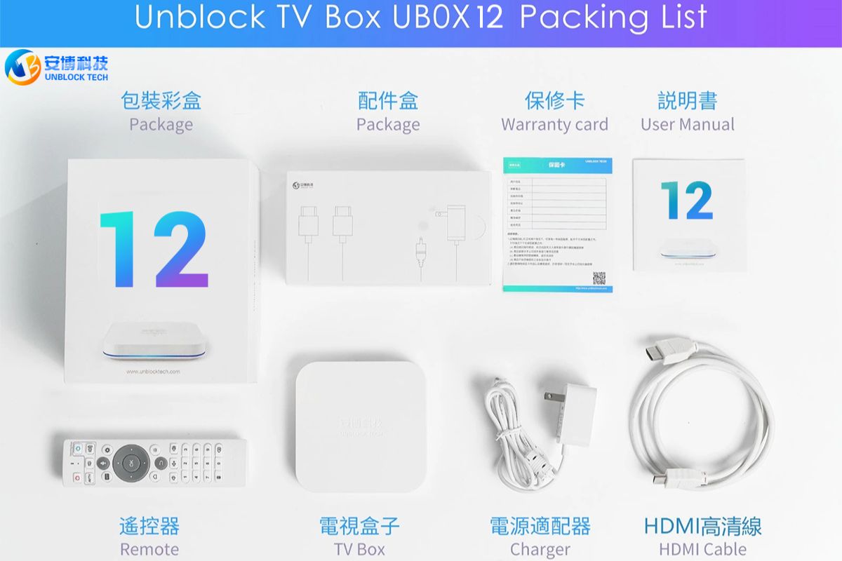UBox 12 TV Boxのブロックを解除 - 第12世代スマートAndroid TV Box - 2026年最新モデル