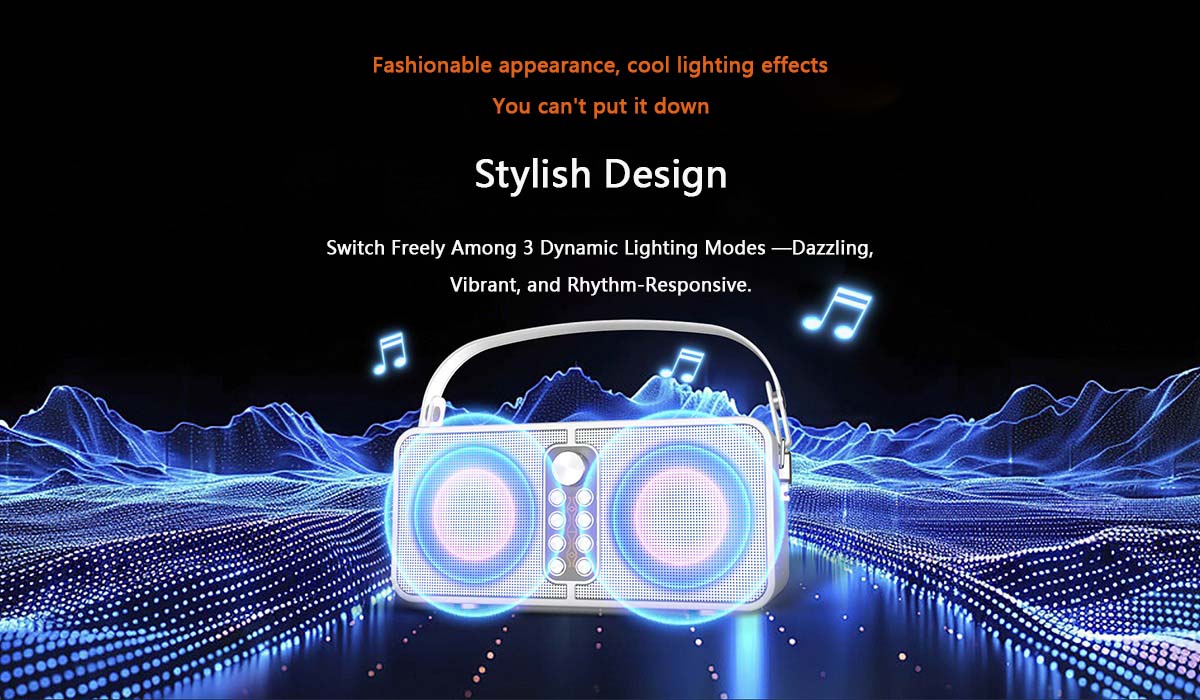 SmallKTV K100 ワイヤレス Bluetooth スピーカー 究極のカラオケコンパニオン - 2025 年新発売