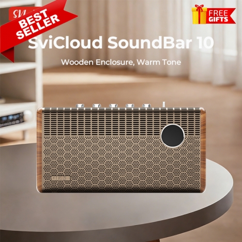 SviCloud SoundBar 10 - 2025 オールインワン家庭用エンターテイメントハブ (テレビボックス | KTV システム | ブルートゥーススピーカー)