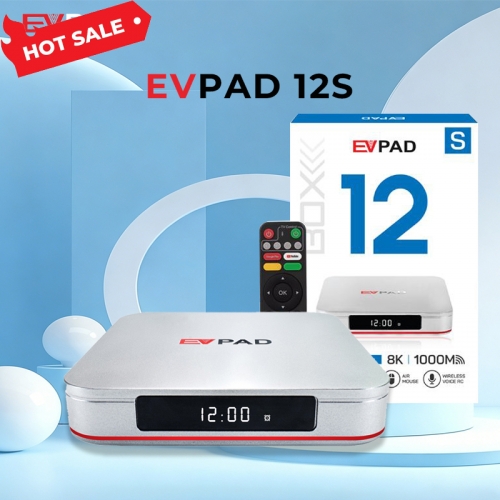 EVPAD 12S 2026 스마트 TV 박스 | 컴팩트한 디자인과 합리적인 가격의 8K 고성능