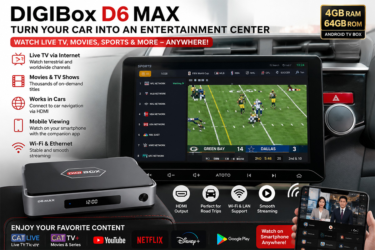 DIGIBox D6 MAX Review: The Ultimate Streaming Box for Live TV, Movies, and Entertainment Anywhere