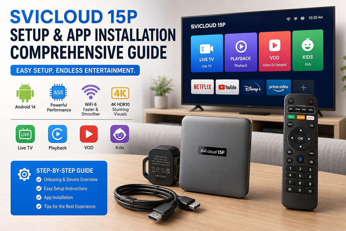 SVICloud 15P セットアップとアプリインストールの完全ガイド