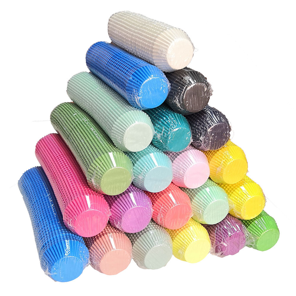 different sizes Cupcake Liners in white color