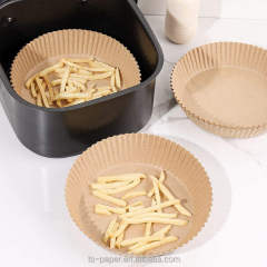 HOT SALE 20*4.5cm Non-stick Air Fryer Disposable Paper Liner, Oil-proof Parchment Paper Liners, Water-proof Baking Paper