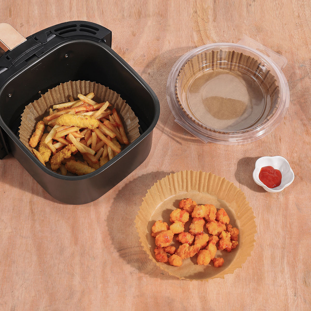 Round Party Kitchen Placemat Air Fryer Liner