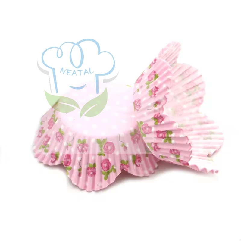 flower shaped cupcake liners