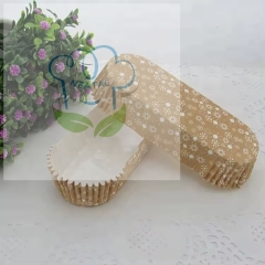 coffee color boat shaped cupcake wrappers