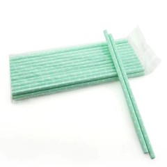 6*197mm Mint green paper straw