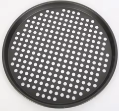 Non-stick Eco-friendly carbon steel pizza pan