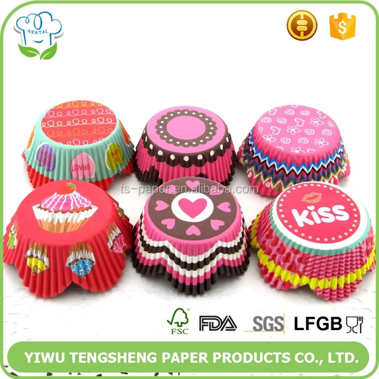 flower shaped cupcake liners