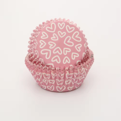moldes para cupcakes de color rosa