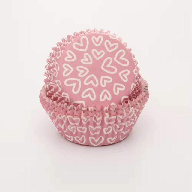 moldes para cupcakes de color rosa