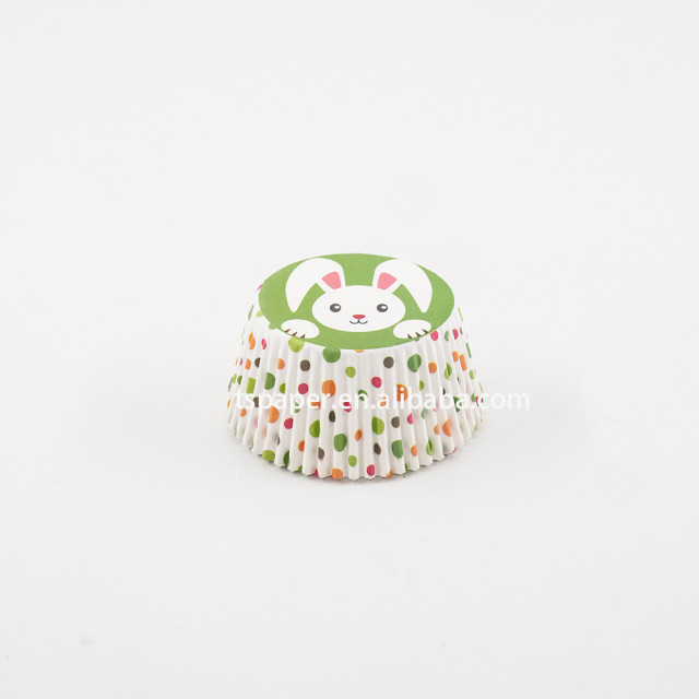 Rabbit pattern cupcake liner