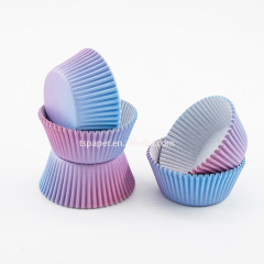 Purple gradient cupcake liners