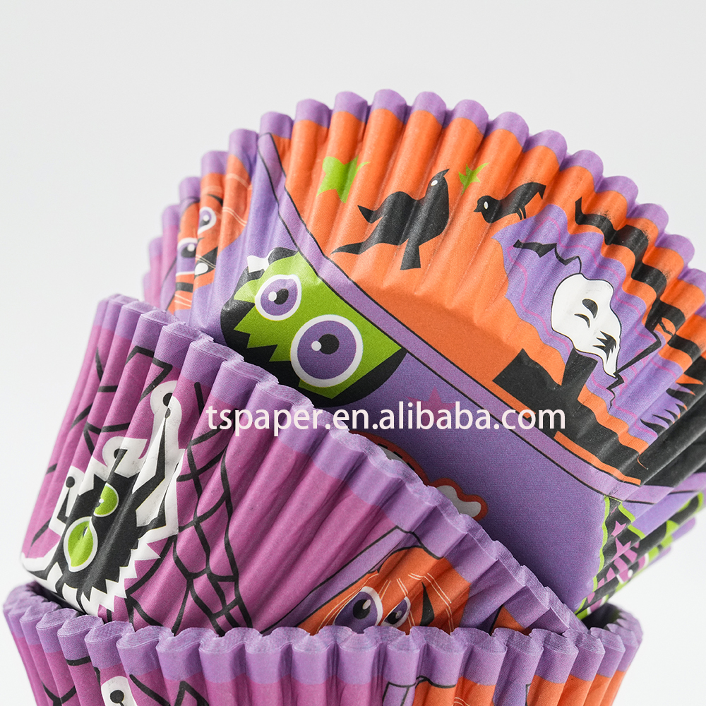 Halloween pattern cupcake liner