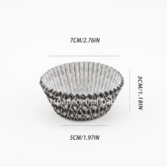 black color cupcake liner