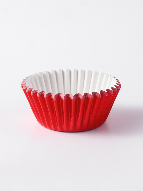 100pcs red color Round Aluminum Foil paper Baking Cups food paper cupcake liner