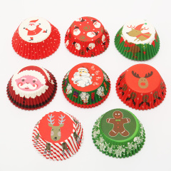Christmas Father baking cups