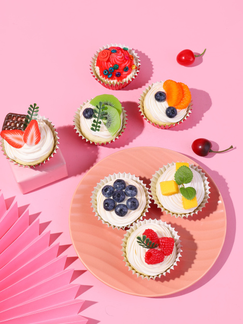 100pcs red color Round Aluminum Foil paper Baking Cups food paper cupcake liner