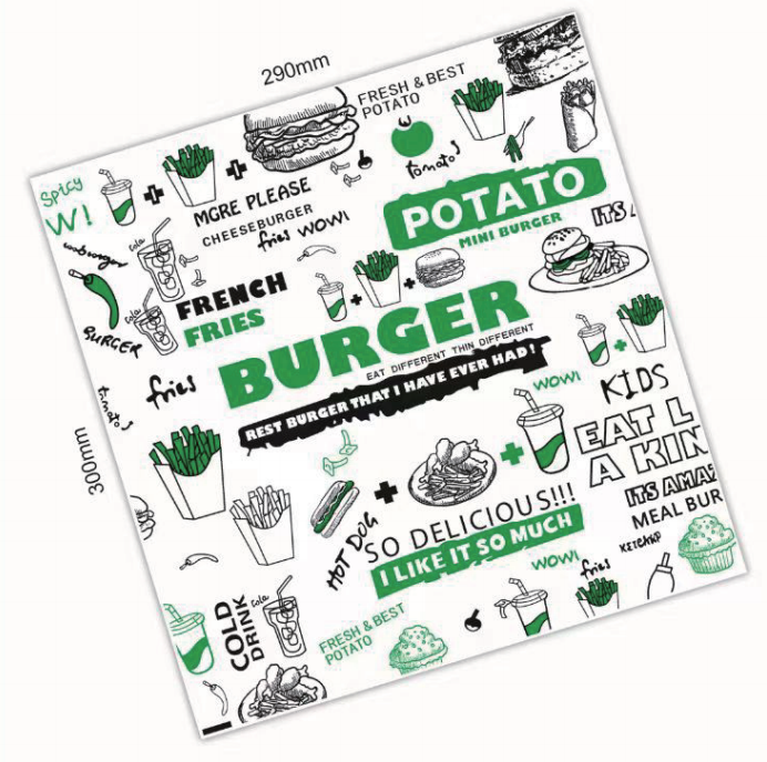 29*30cm POTATO hamburger paper