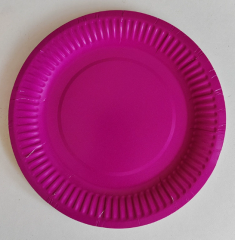 5 inch purple paper plate